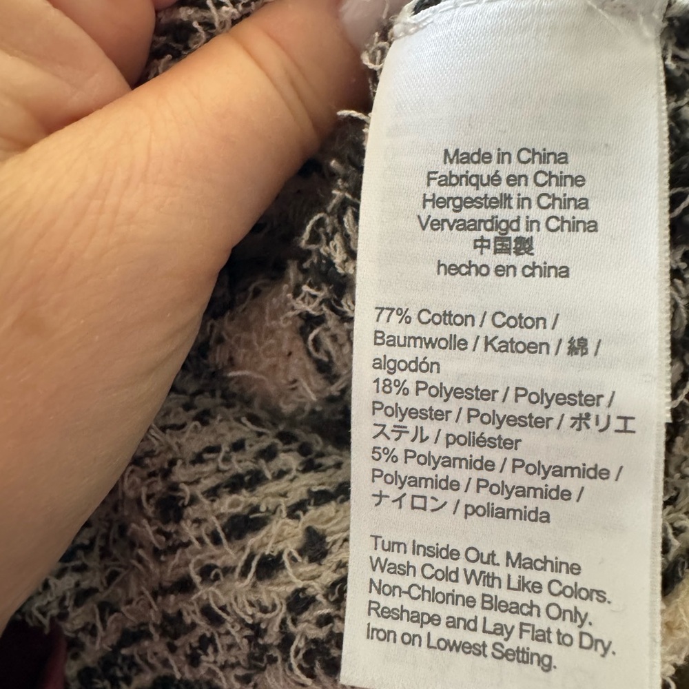 J Crew Space-Dyed Textured Cardigan Sweater - Picture 7 of 9